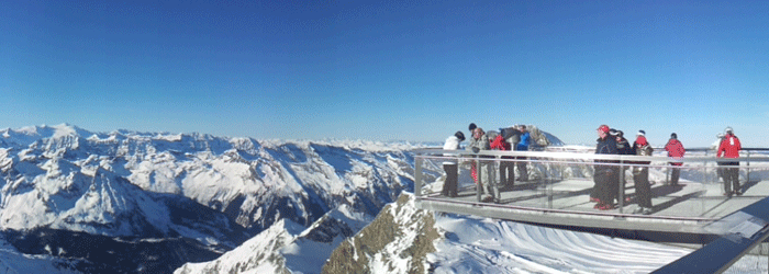 Skigebiet Zell am See-Kaprun in Österreich