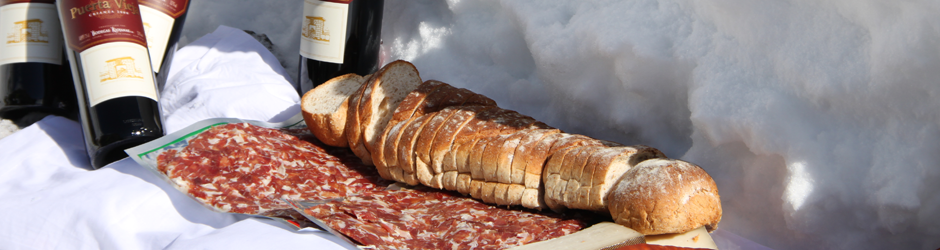 Picknick im Schnee